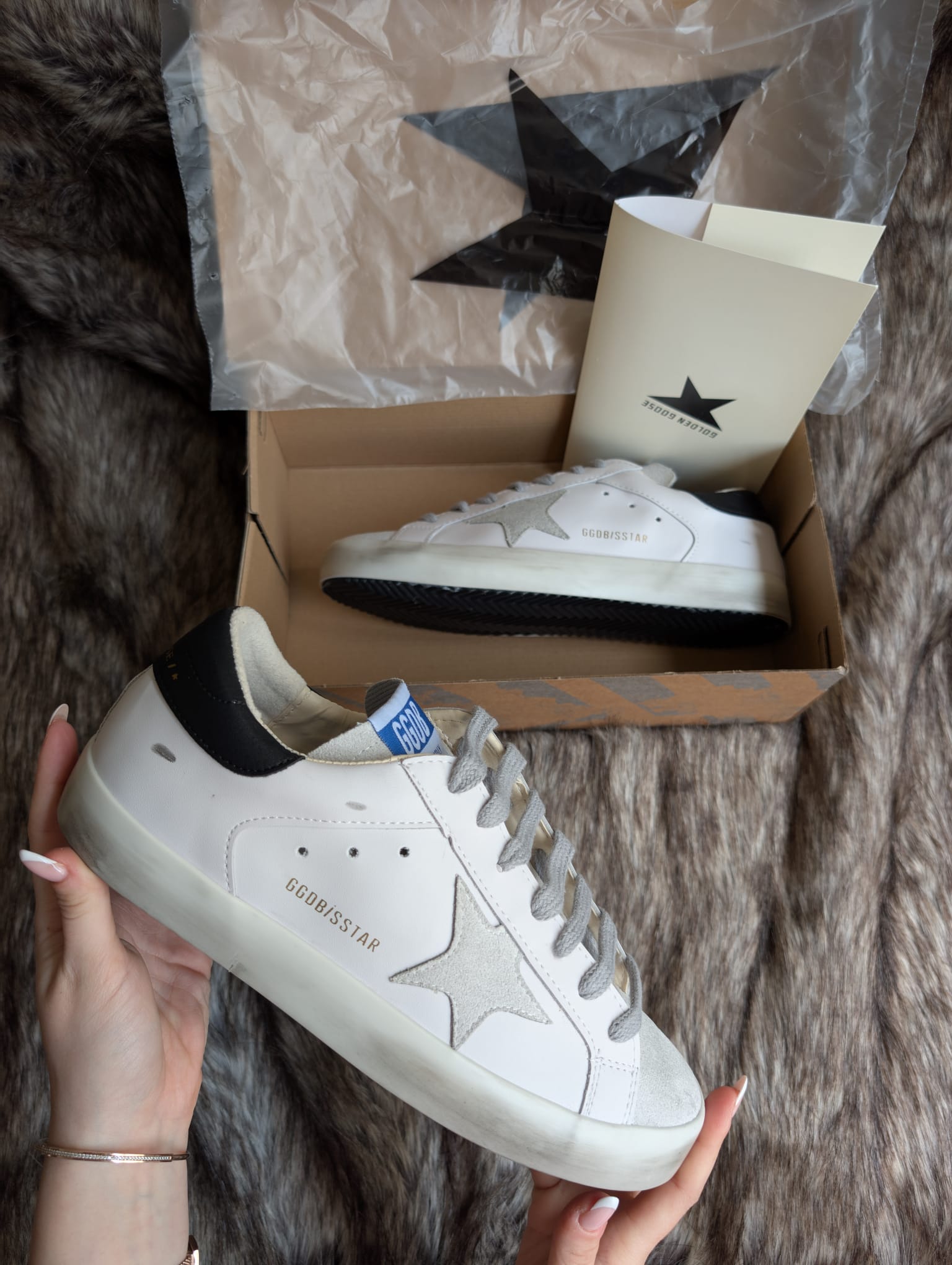 Golden Goose Deluxe Gri Erkek