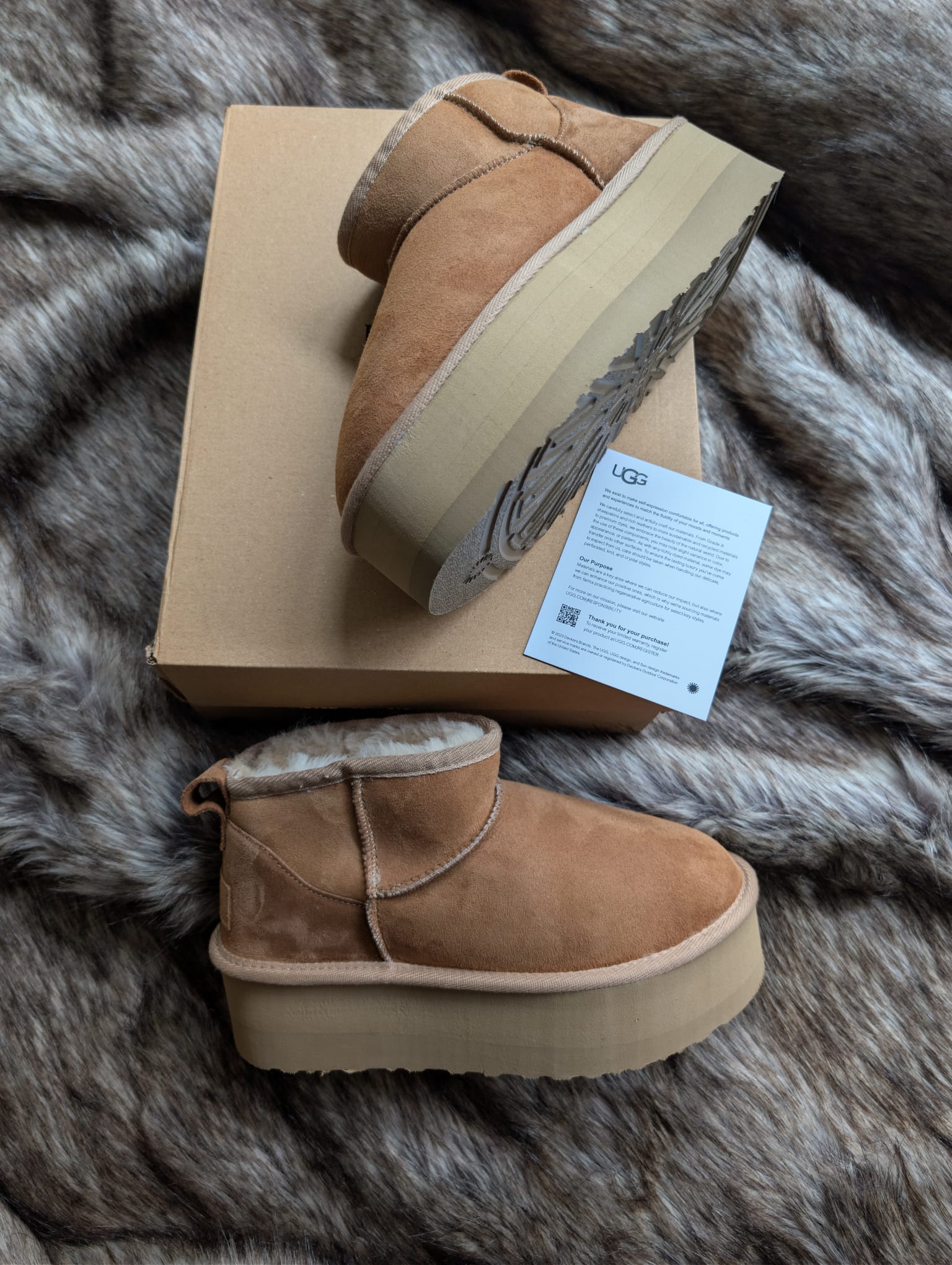 Ugg Ultra Mini Platform Chestnut