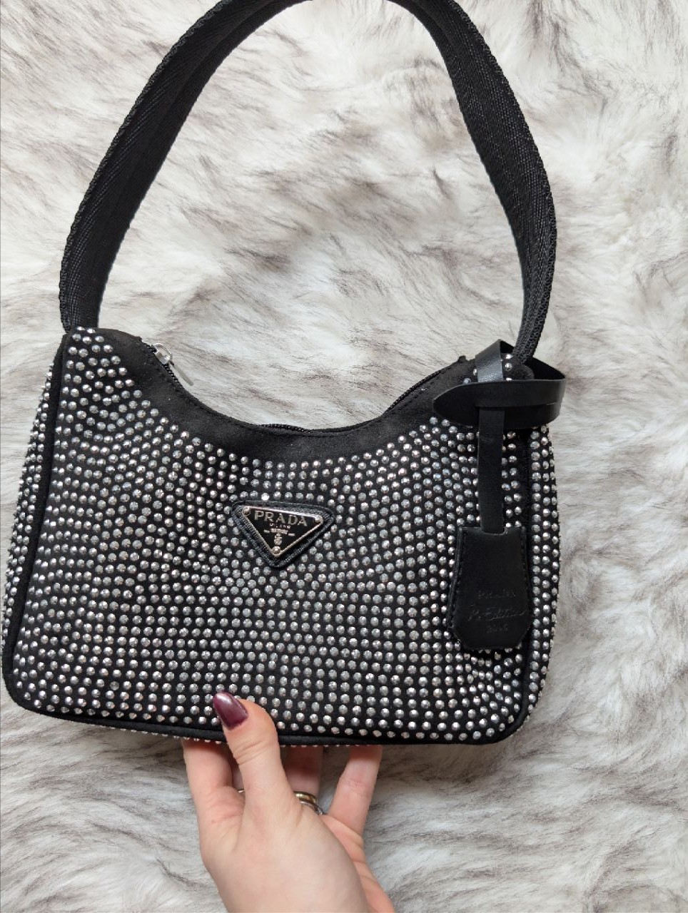 Prada Taşlı Çanta