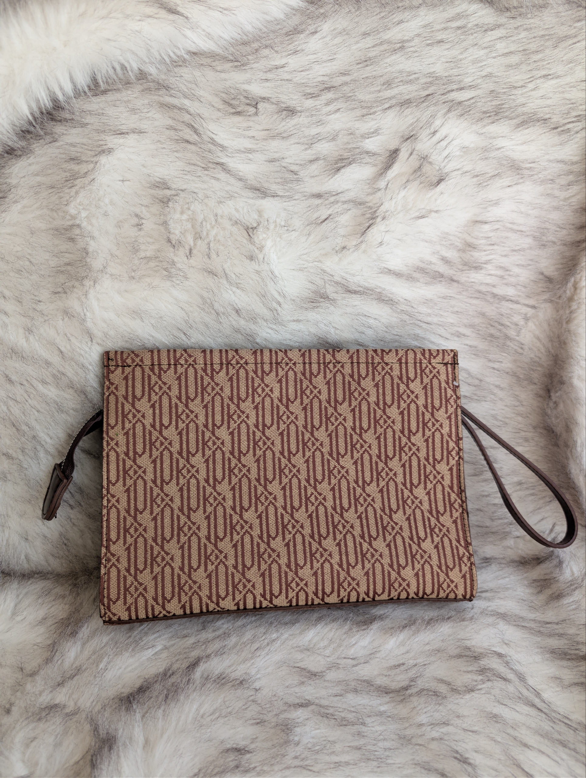İpekyol Dokuma Clutch Kahve