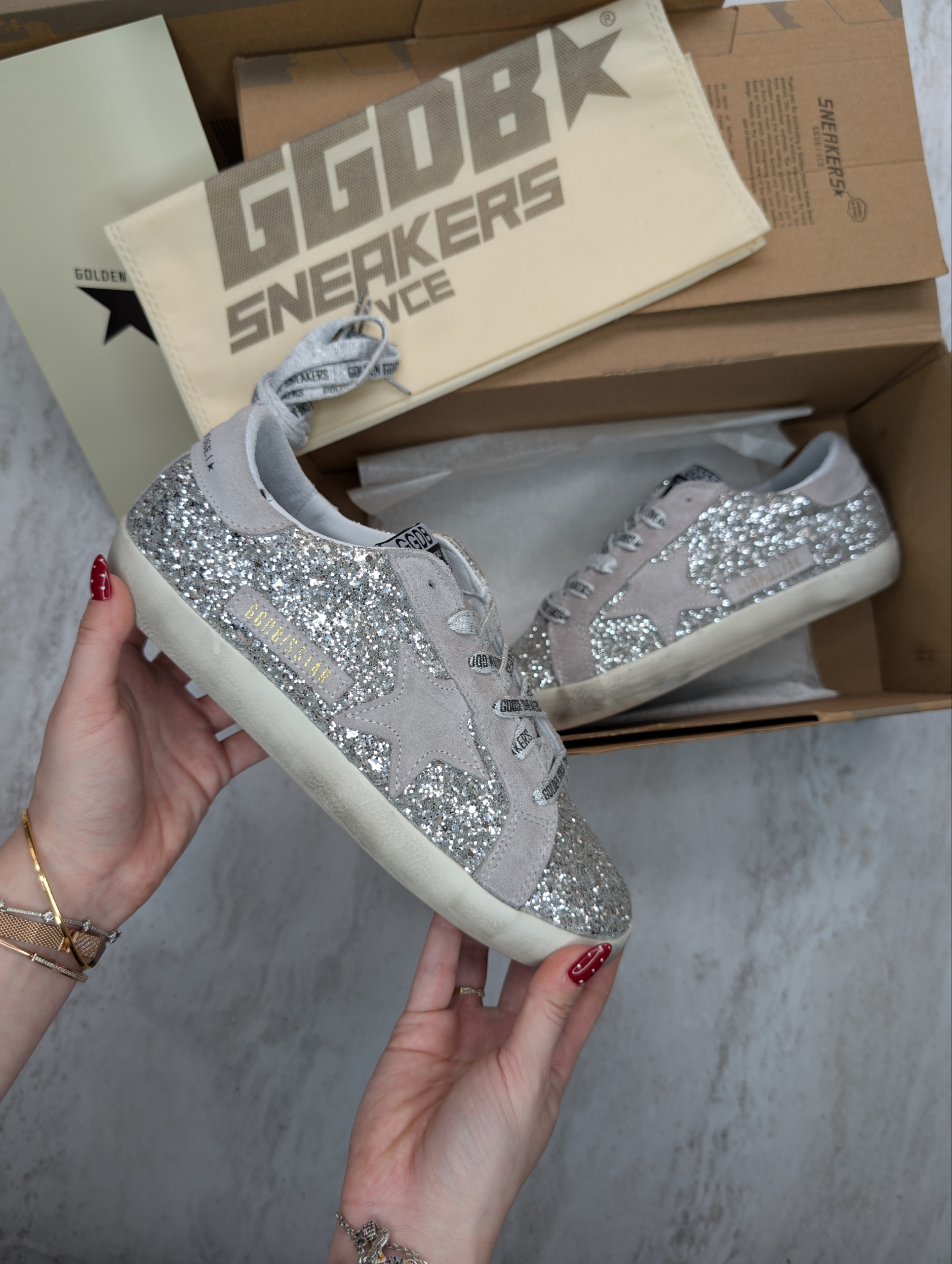 Golden Goose Deluxe Full Glitter