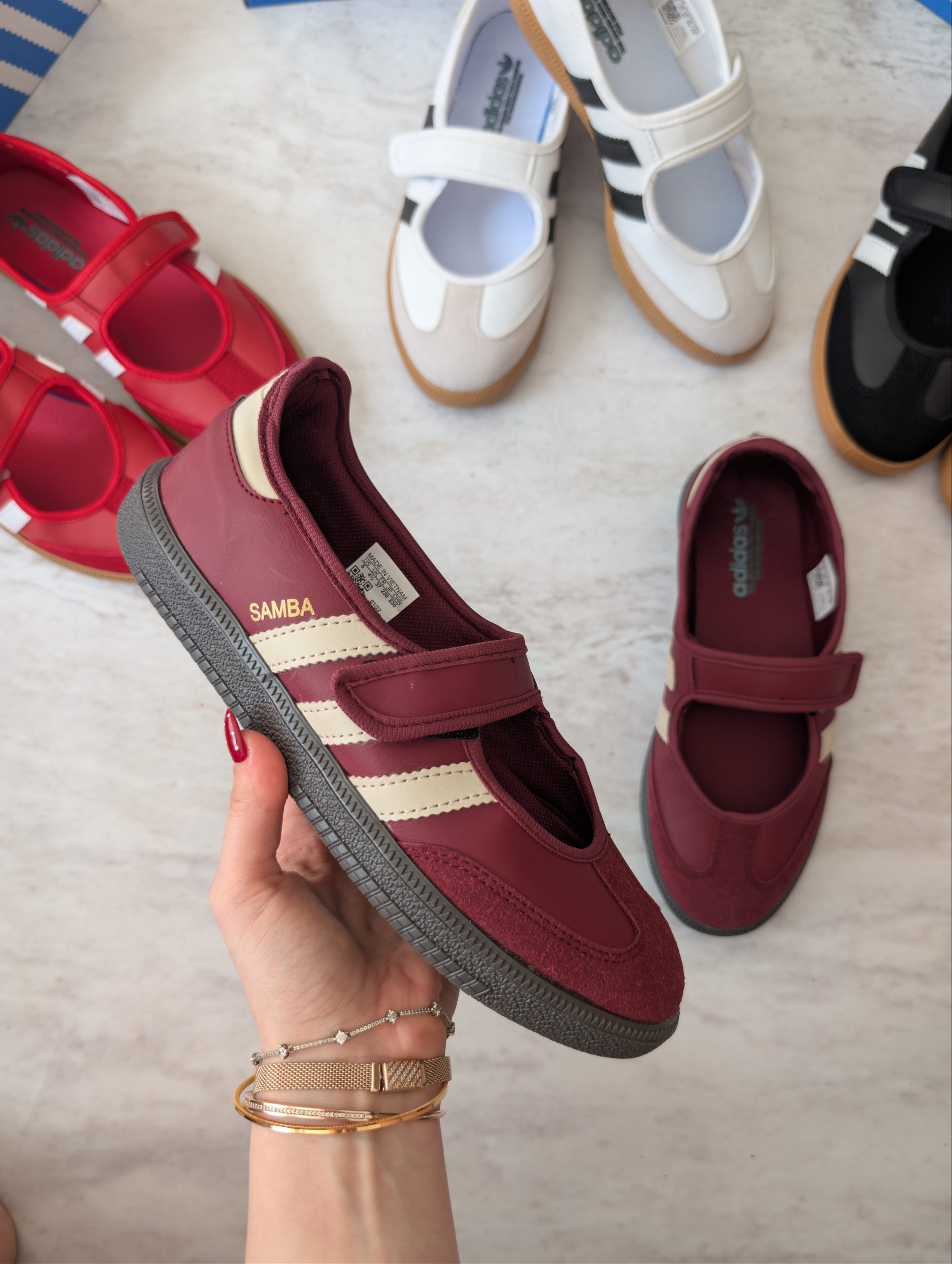 Adidas Samba Jane Bordo