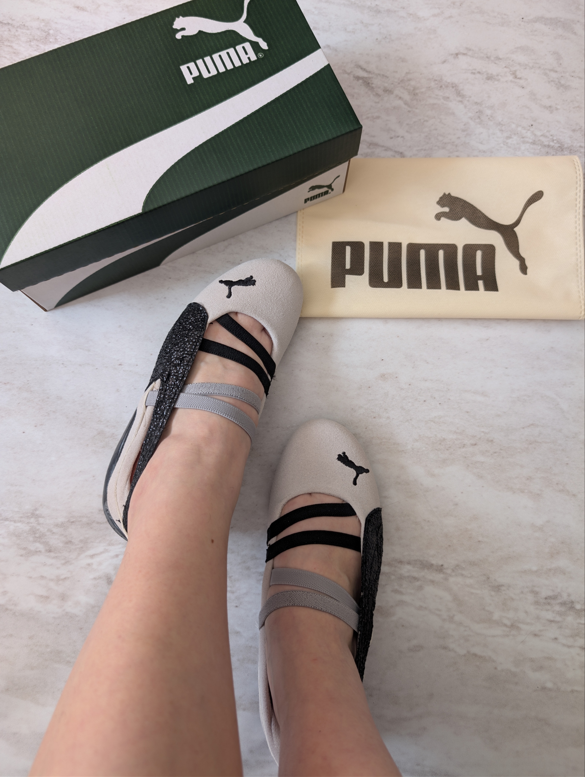 Premium Speedcat Ballet Grey Silver