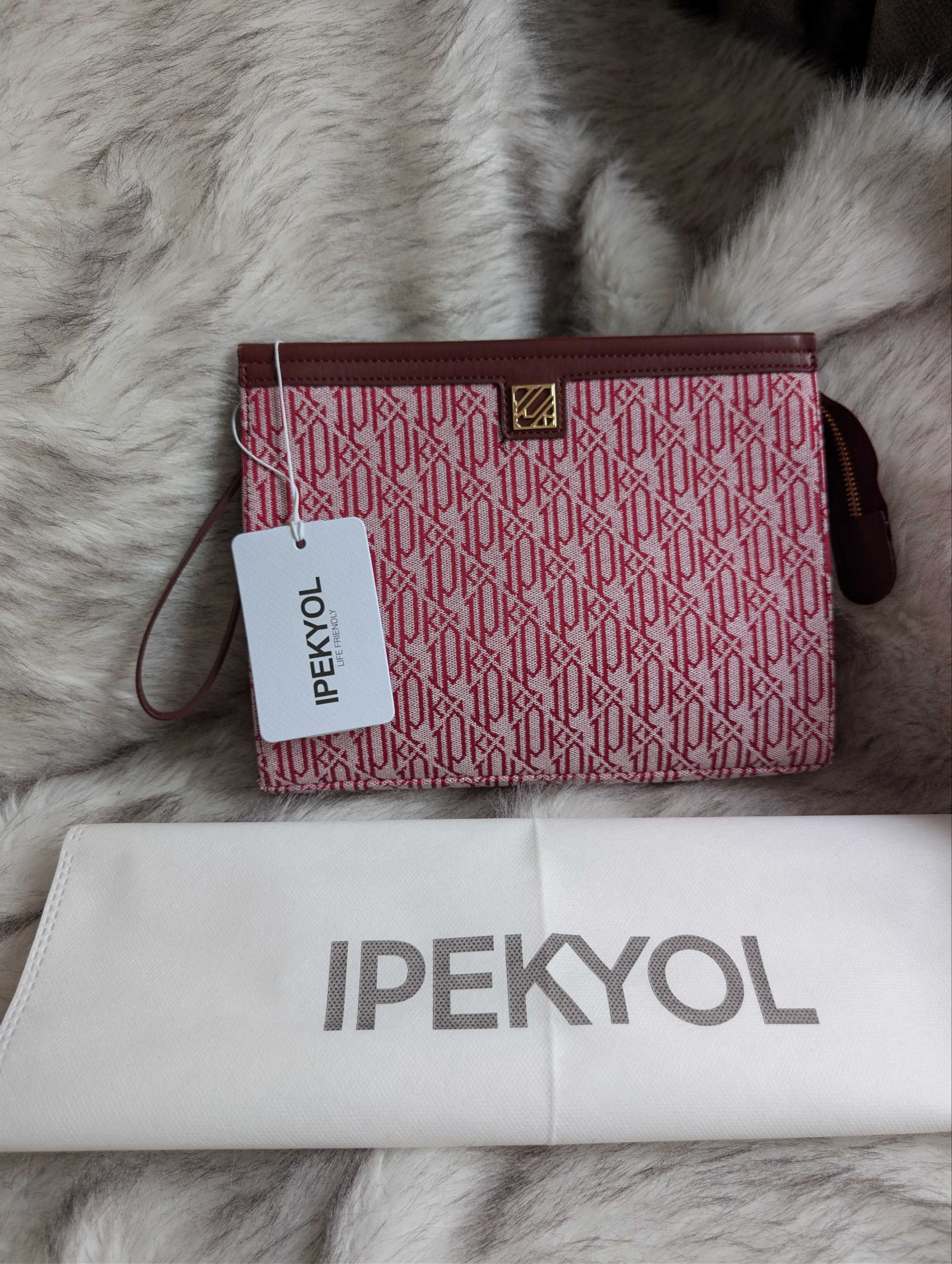 İpekyol JOURNEY Clutch Bordo