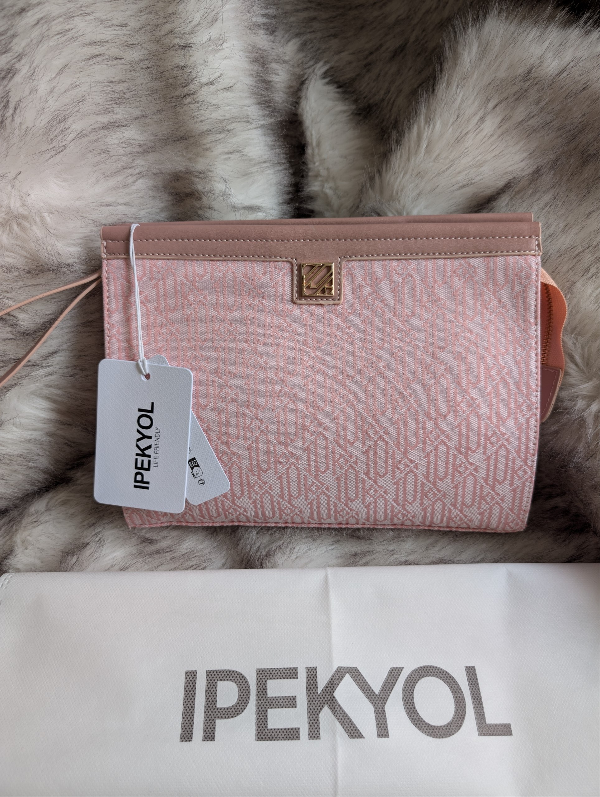 İpekyol JOURNEY Clutch Pembe