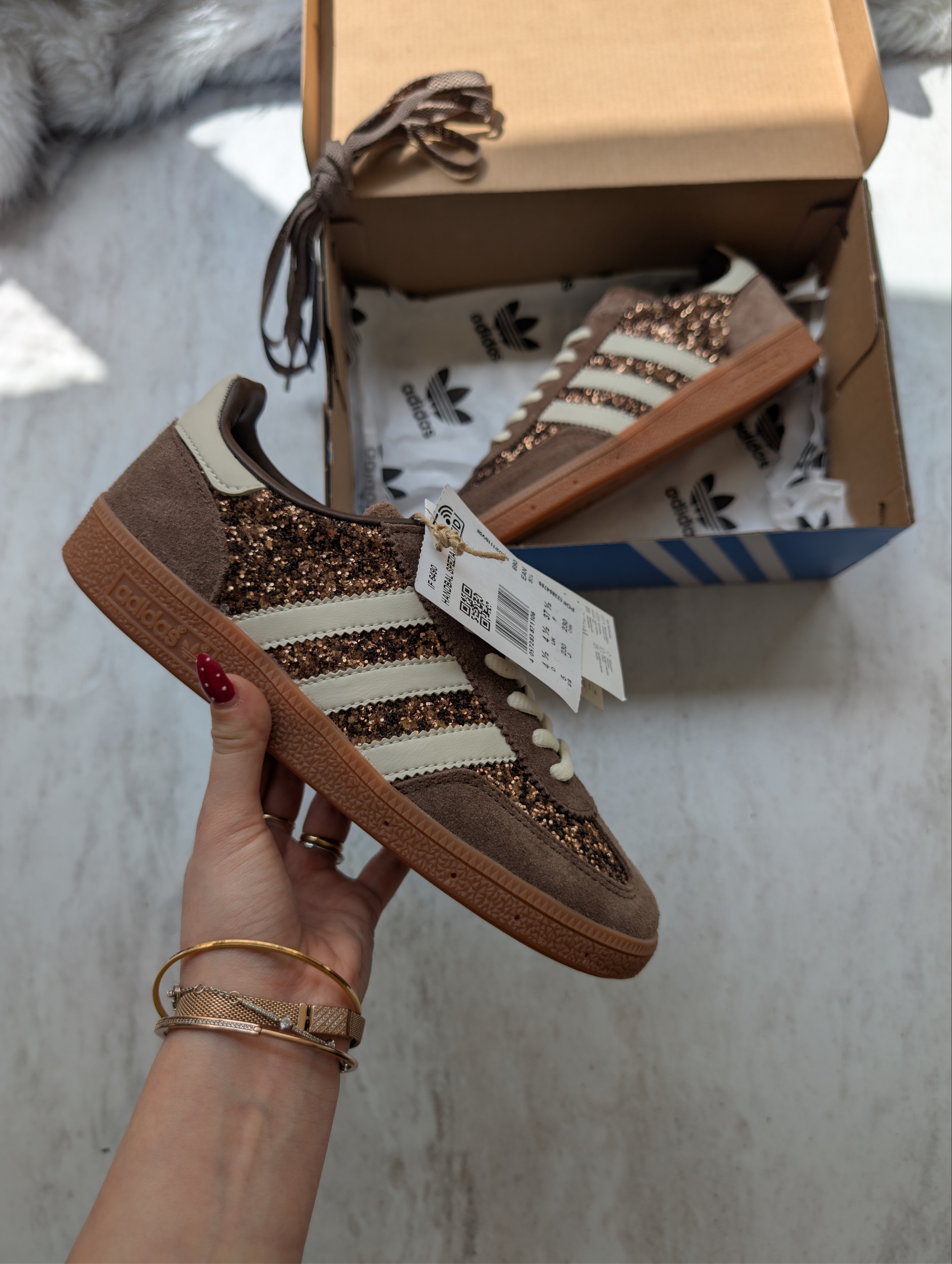 Adidas Handball Spezial Glitter Brown