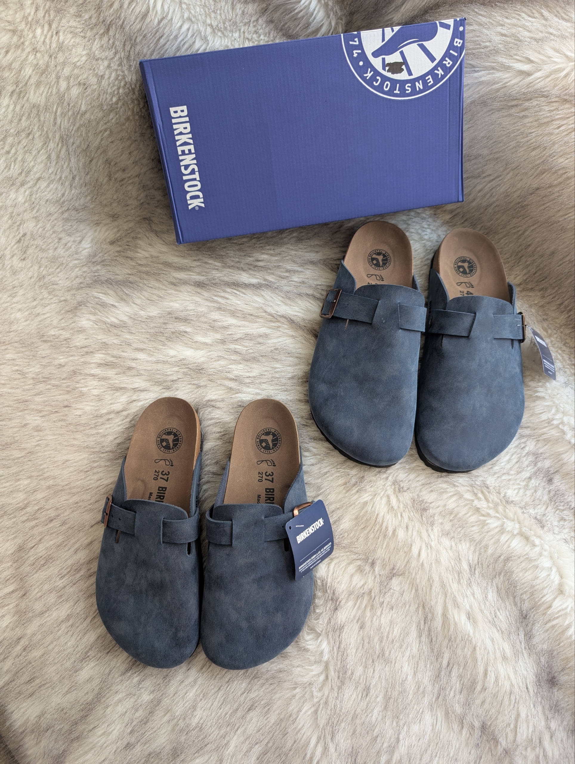 Birkenstock Boston Lacivert