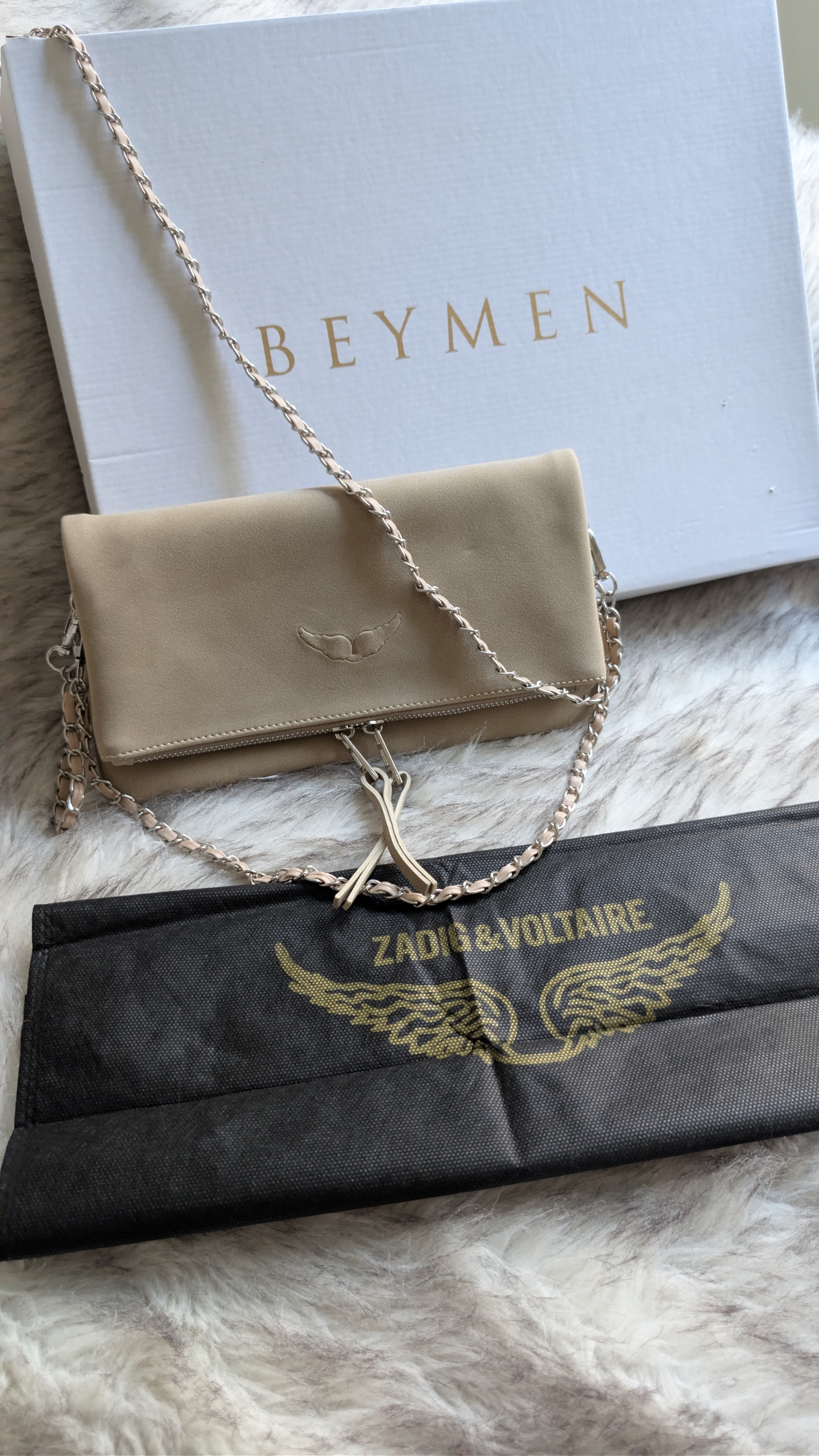 Zadig Voltaire Suede Krem